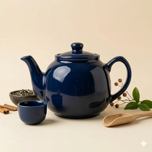 Midnight Blue Classic Teapot